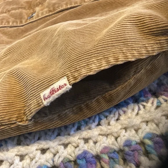 Hollister Brown Jacket with Cream Faux Fur Collar - Picture 5 of 7